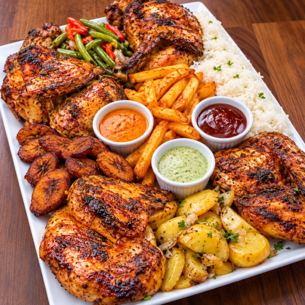 Poulet braisé